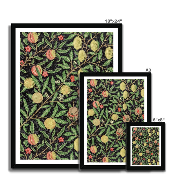 'Fruit' by William Morris Framed Print