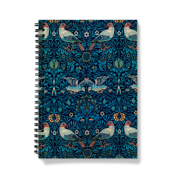 'Birds' by William Morris Notebook