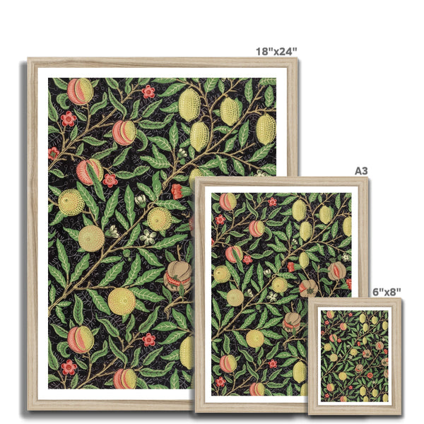 'Fruit' by William Morris Framed Print