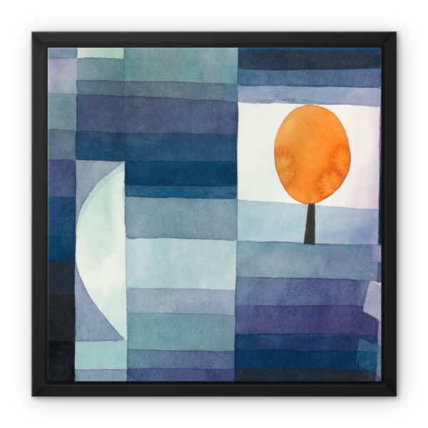 The Harbinger of Autumn by Paul Klee Framed Canvas