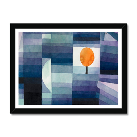 The Harbinger of Autumn by Paul Klee Framed Print