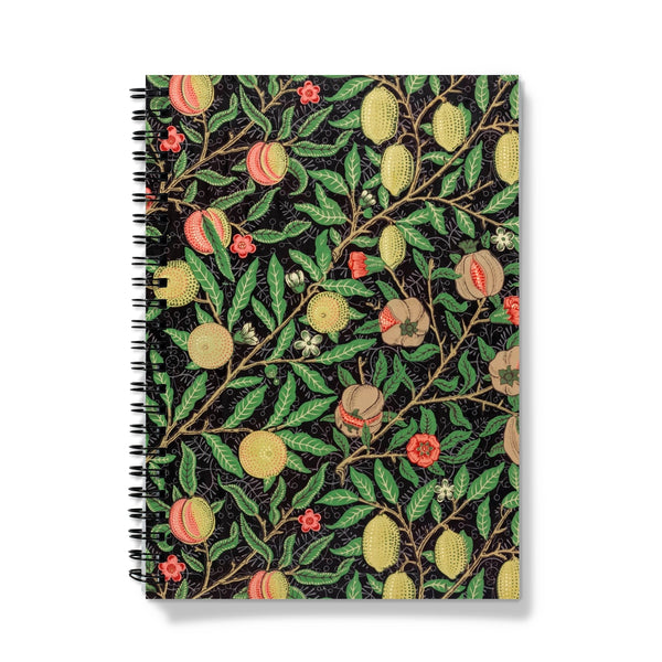 'Fruit' by William Morris Notebook