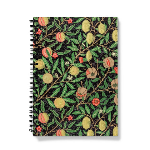 'Fruit' by William Morris Notebook