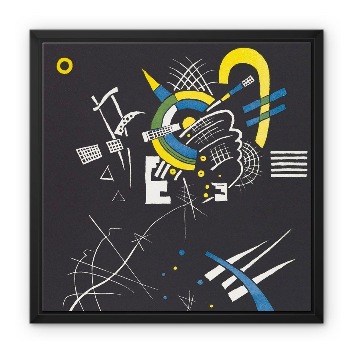 Small Worlds VII - Wassily Kandinsky Framed Canvas