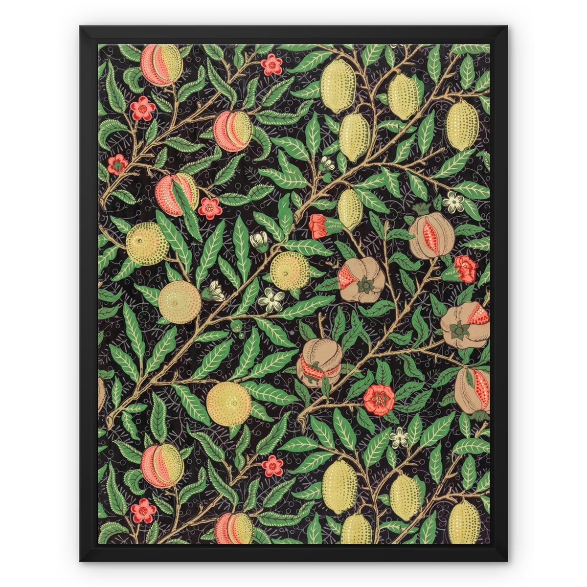 'Fruit' by William Morris Framed Canvas