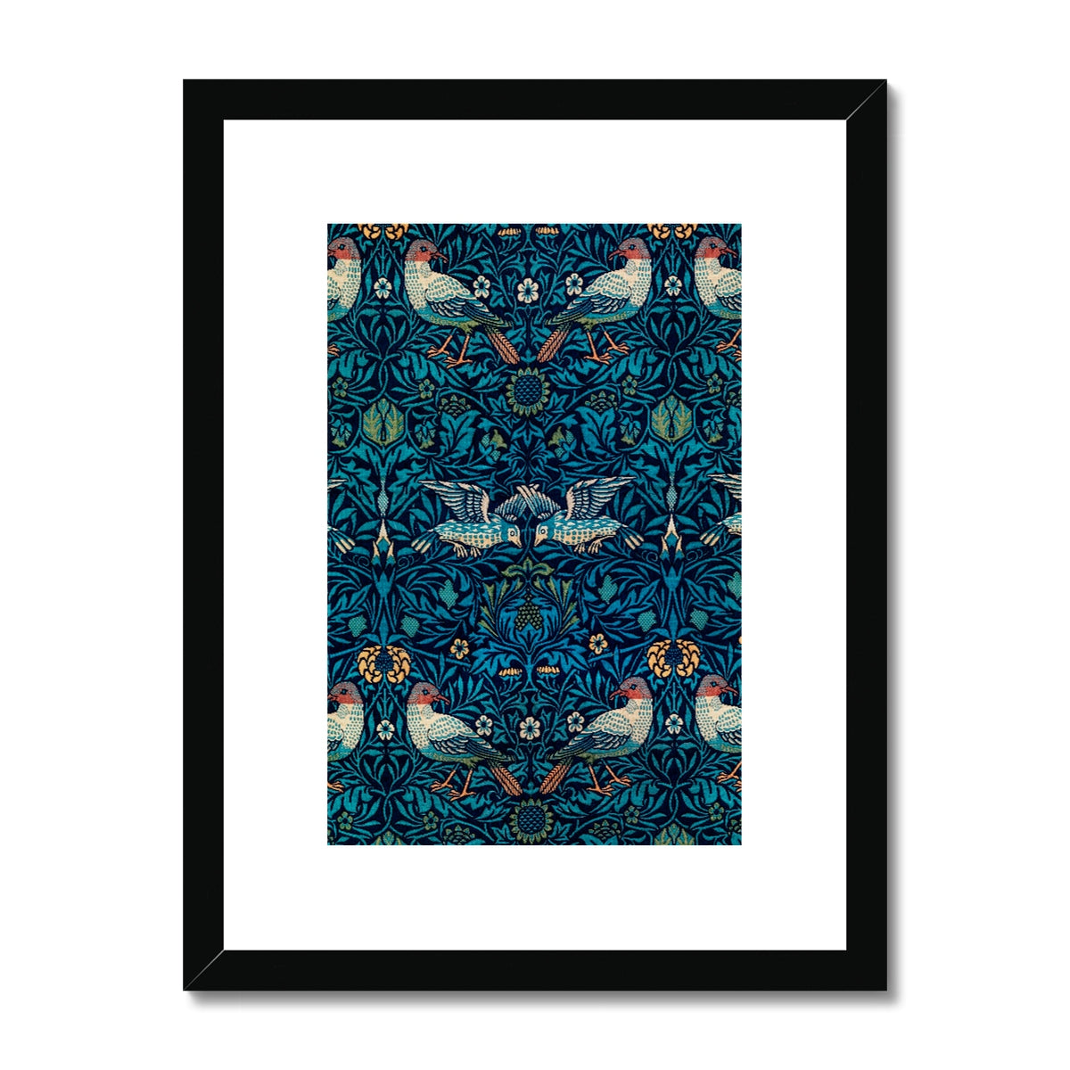 'Birds' by William Morris Framed & Mounted Print