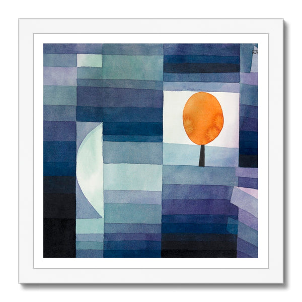 The Harbinger of Autumn by Paul Klee Framed Print