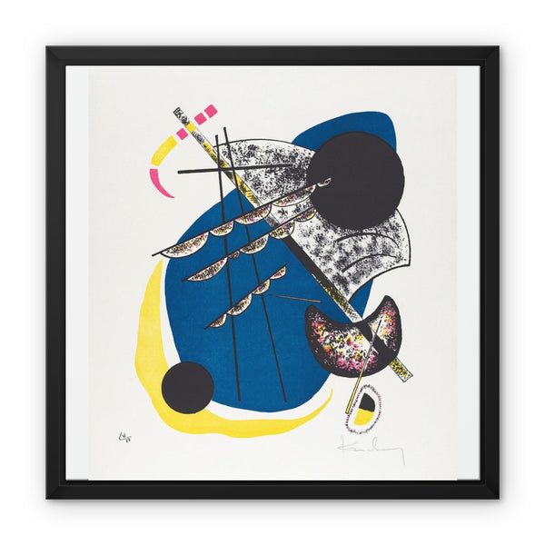 Small Worlds II - Wassily Kandinsky Framed Canvas