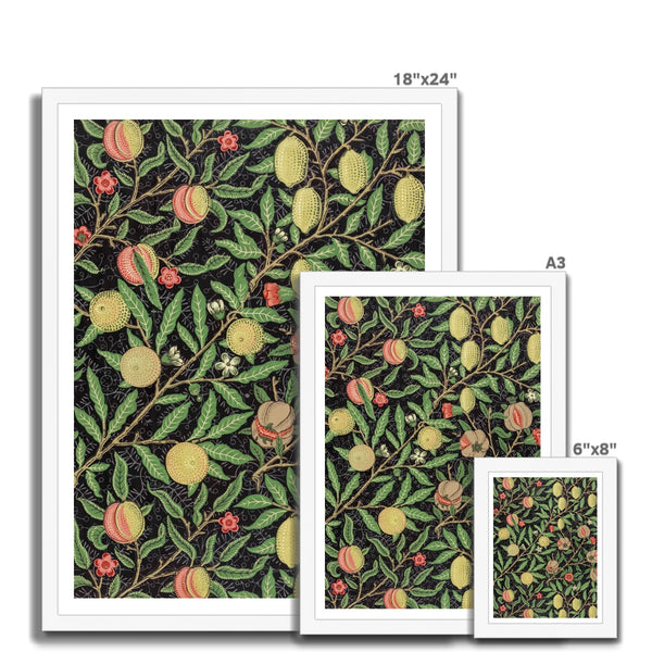 'Fruit' by William Morris Framed Print