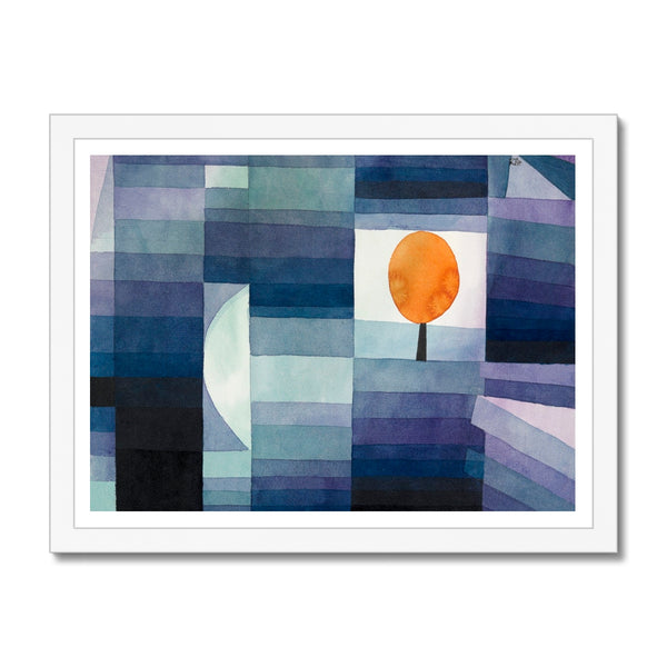 The Harbinger of Autumn by Paul Klee Framed Print