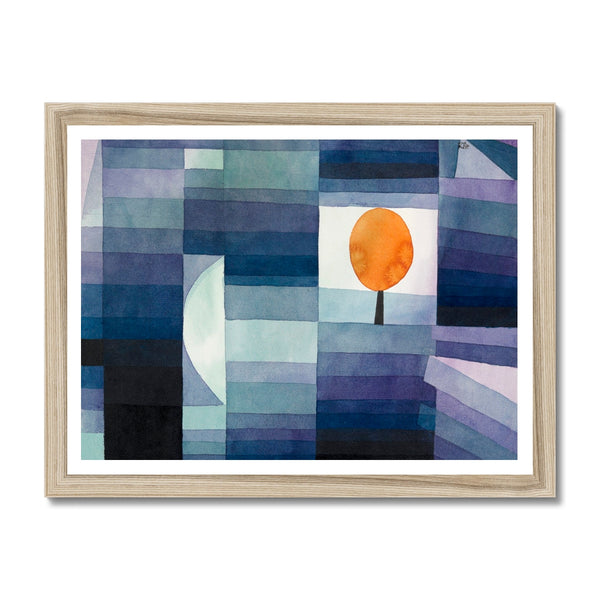 The Harbinger of Autumn by Paul Klee Framed Print