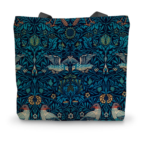 'Birds' by William Morris Canvas Tote Bag