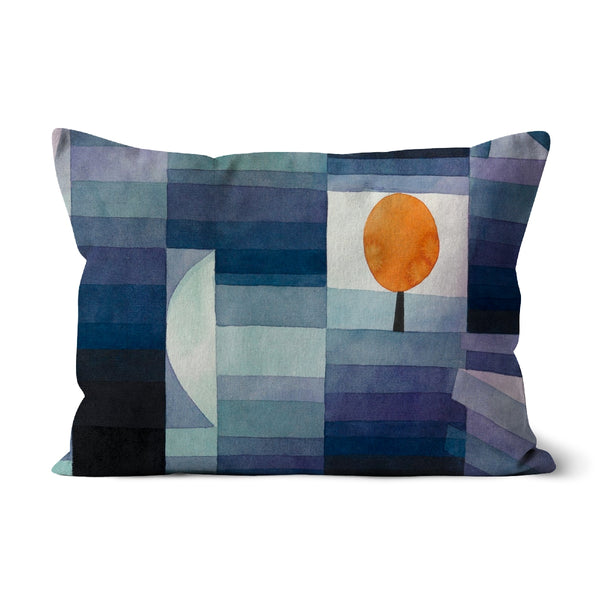 The Harbinger of Autumn by Paul Klee Cushion