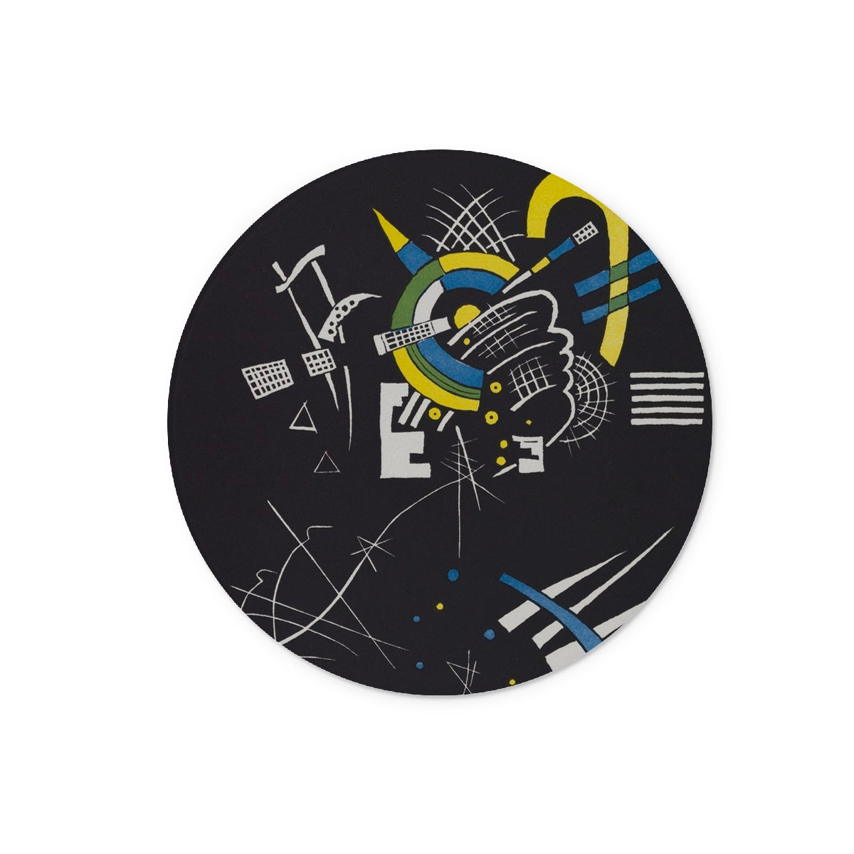 Small Worlds VII - Wassily Kandinsky Glass Chopping Board