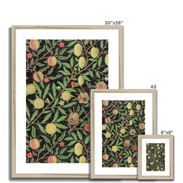 'Fruit' by William Morris Framed & Mounted Print