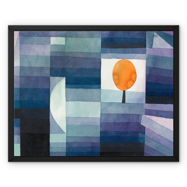 The Harbinger of Autumn by Paul Klee Framed Canvas