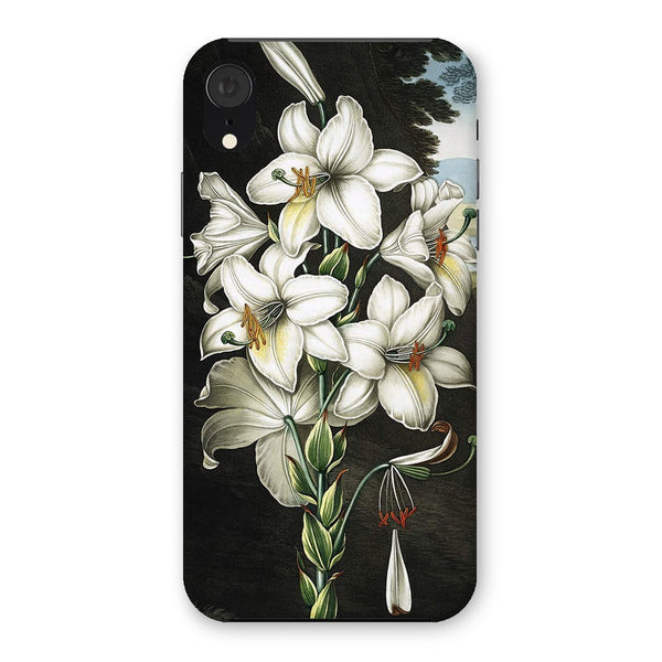 White Lilies Snap Phone Case