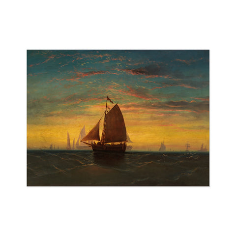 Boston Harbour Wall Art Poster