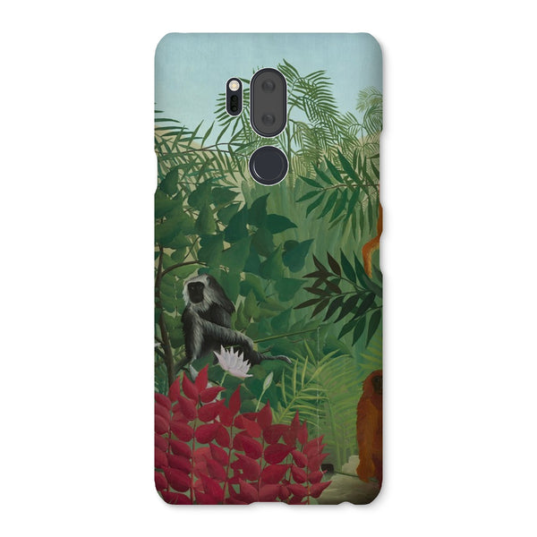 Tropical Forest & Monkeys Snap Phone Case