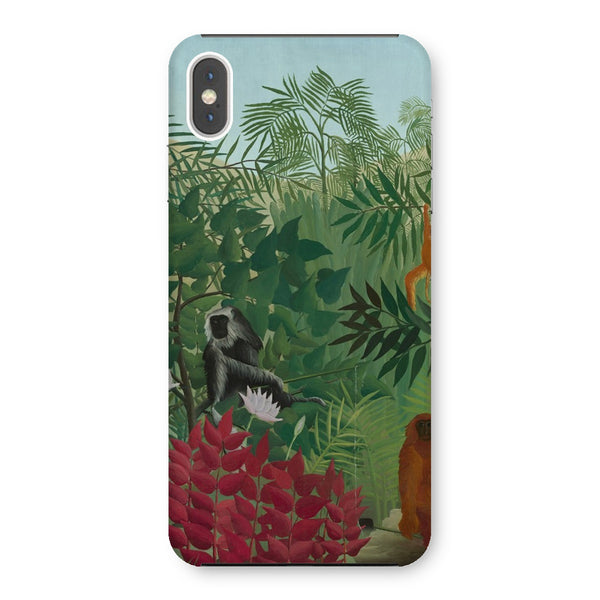 Tropical Forest & Monkeys Snap Phone Case