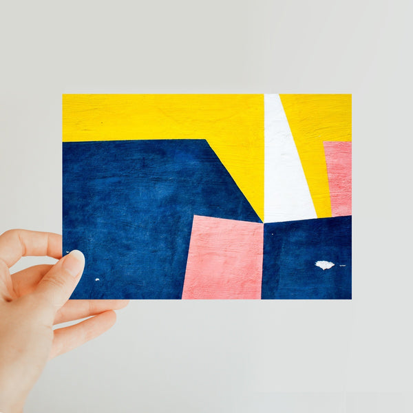 Contemporary Abstract Classic Postcard