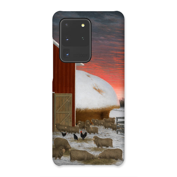 Barnyard in Winter Snap Phone Case