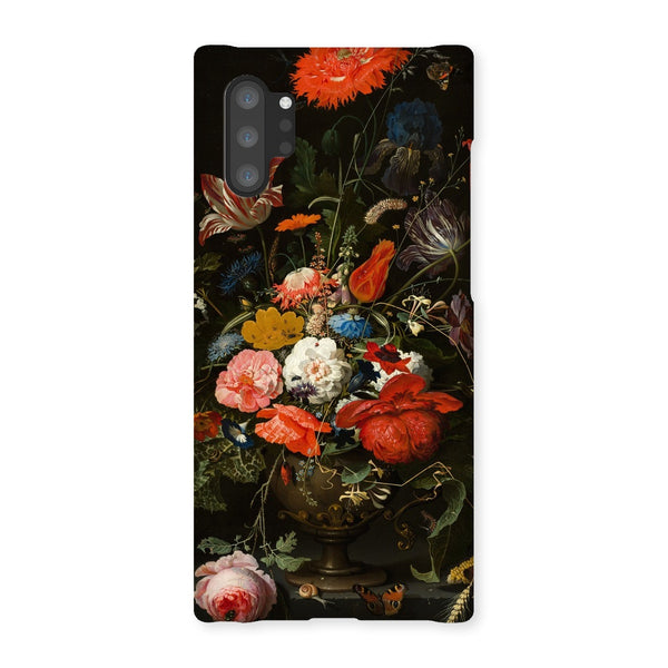 Vintage Metal Vase Flowers Snap Phone Case