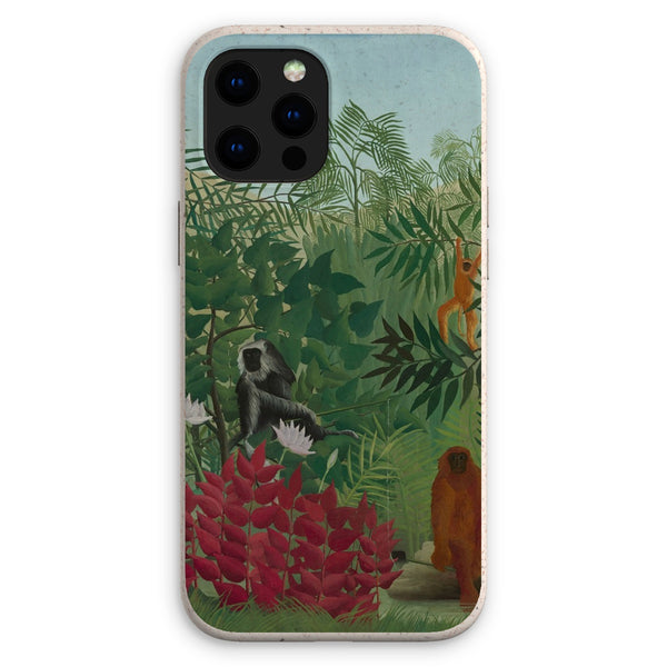 Tropical Forest & Monkeys Eco Phone Case