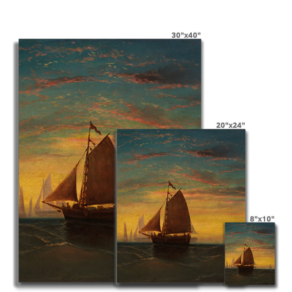 Boston Harbour Canvas