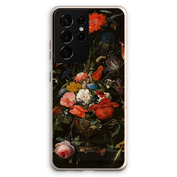 Vintage Metal Vase Flowers Eco Phone Case