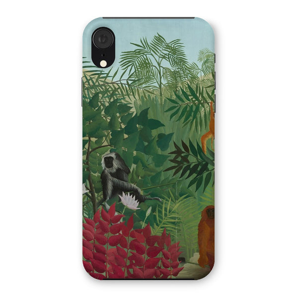 Tropical Forest & Monkeys Snap Phone Case