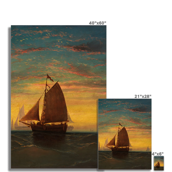 Boston Harbour Wall Art Poster