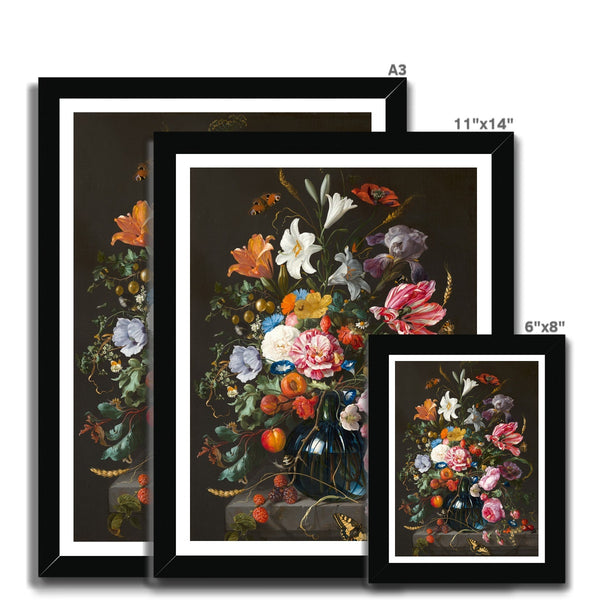 Vase of Flowers Framed Print