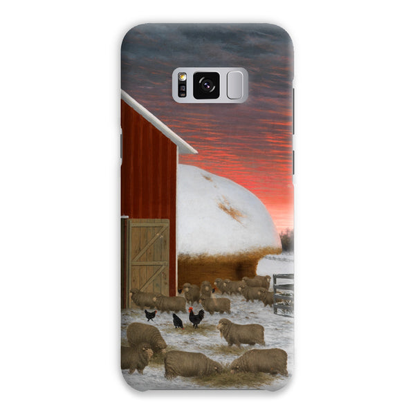 Barnyard in Winter Snap Phone Case