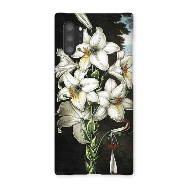 White Lilies Snap Phone Case