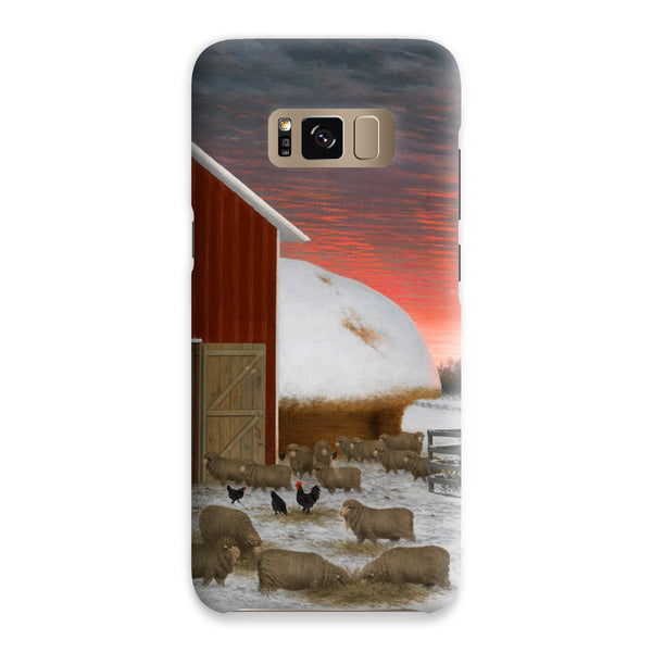 Barnyard in Winter Snap Phone Case