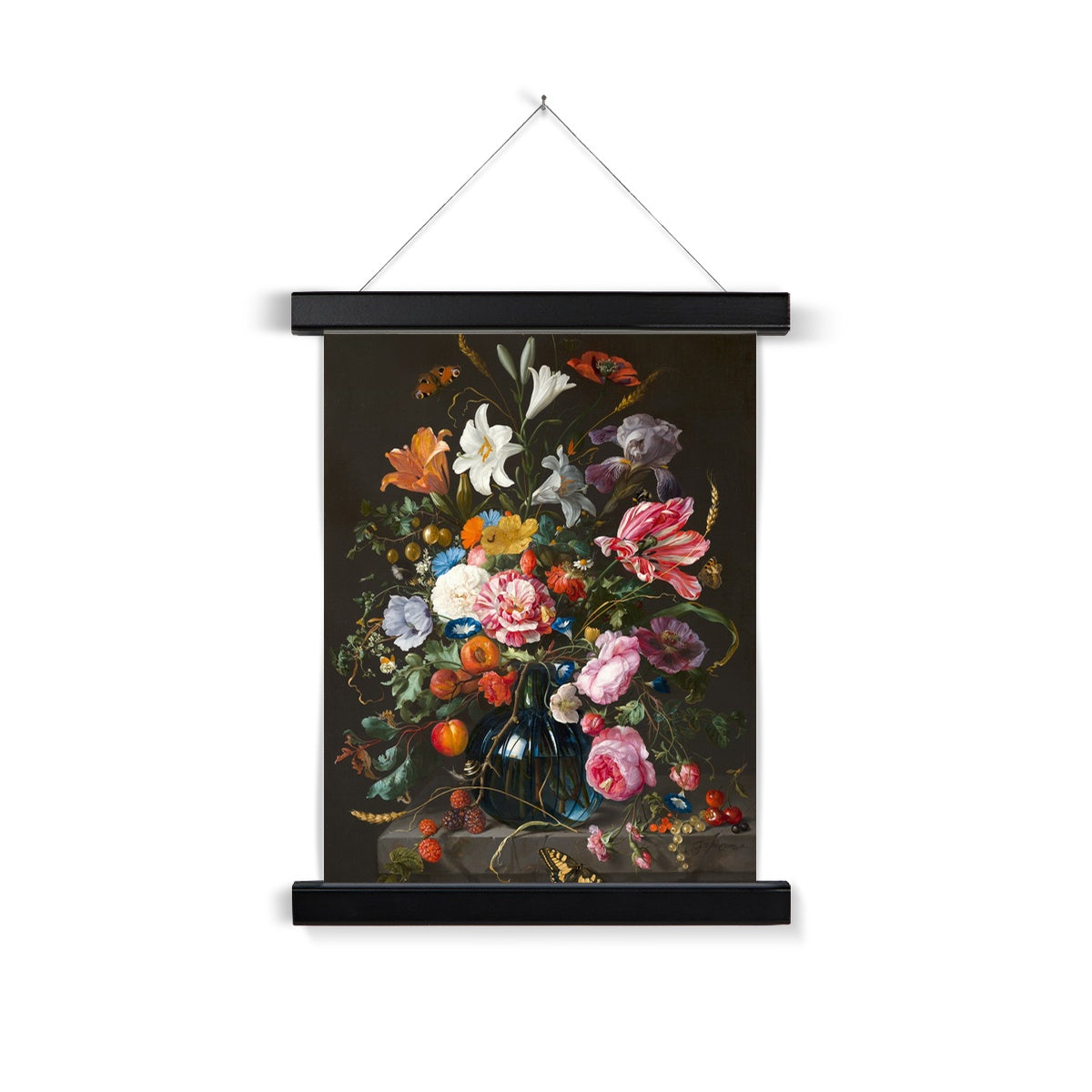 Vase of Flowers Fine Art Print with Hanger