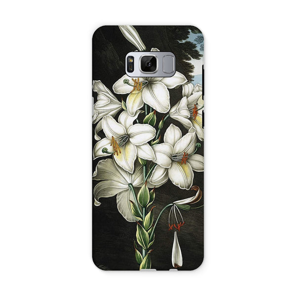 White Lilies Tough Phone Case