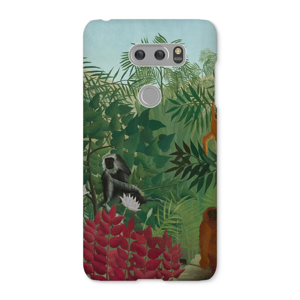 Tropical Forest & Monkeys Snap Phone Case