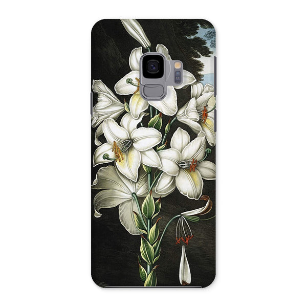 White Lilies Snap Phone Case