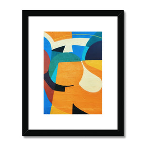 Abstract Vibe Framed & Mounted Print