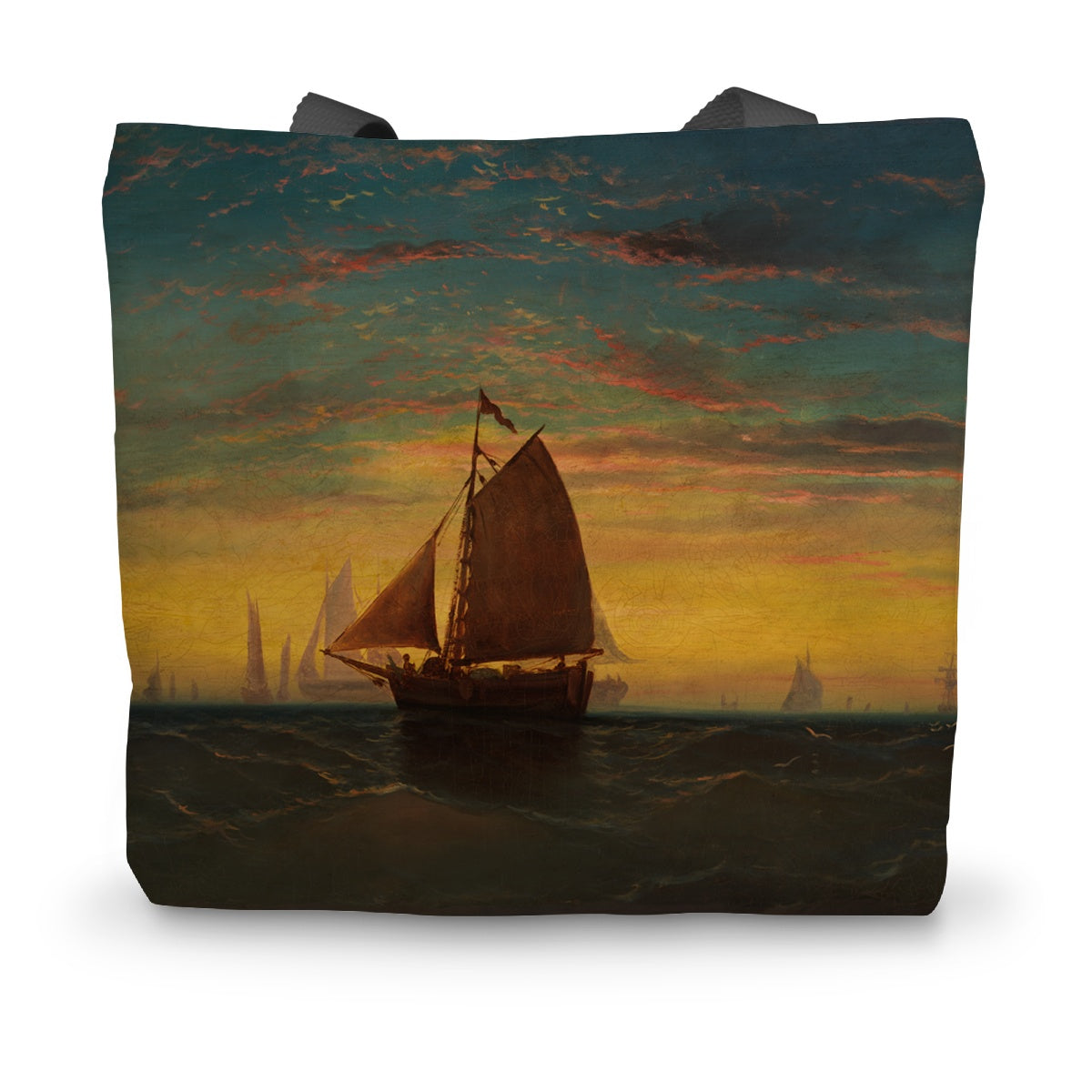 Boston Harbour Canvas Tote Bag