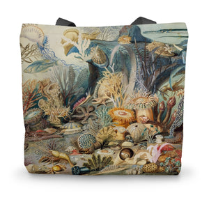 Ocean Life Canvas Tote Bag