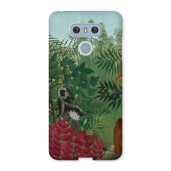 Tropical Forest & Monkeys Snap Phone Case