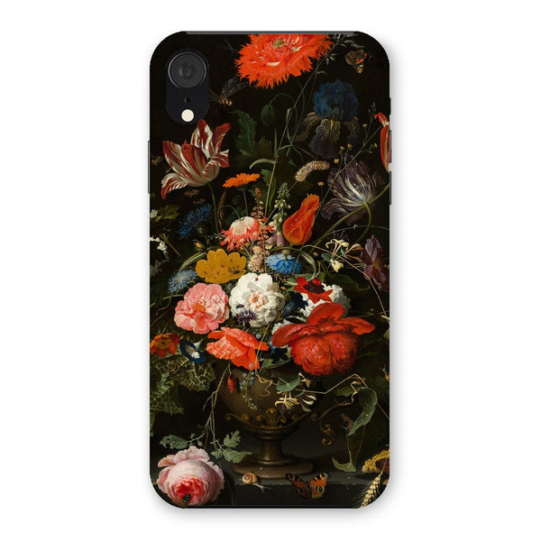 Vintage Metal Vase Flowers Snap Phone Case