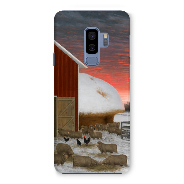 Barnyard in Winter Snap Phone Case