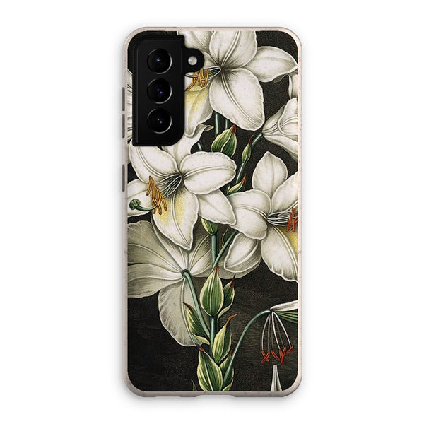 White Lilies Eco Phone Case