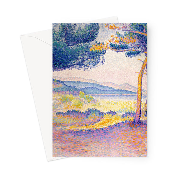 Pines Along the Shore Greeting Card