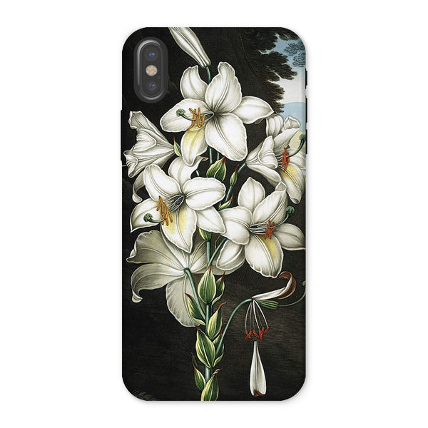 White Lilies Tough Phone Case