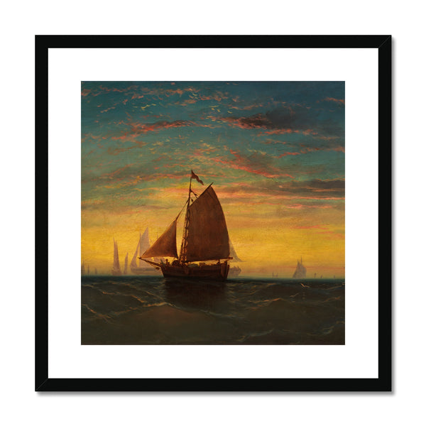 Boston Harbour Framed & Mounted Print